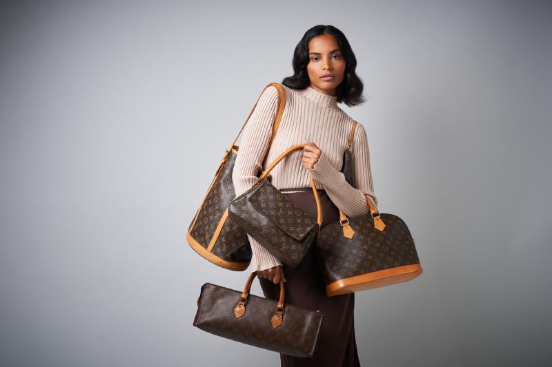 Louis Vuitton handbags, Lot of 5 second hand Louis Vuitton handbags,  delivered with certificate of authenticity. Free delivery - France, Used -  The wholesale platform
